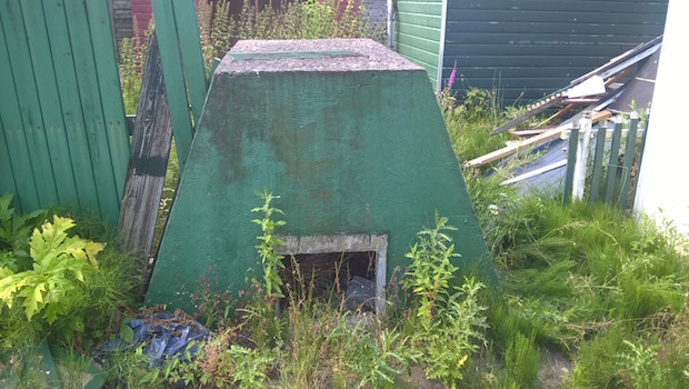 Een bunker in je tuin!